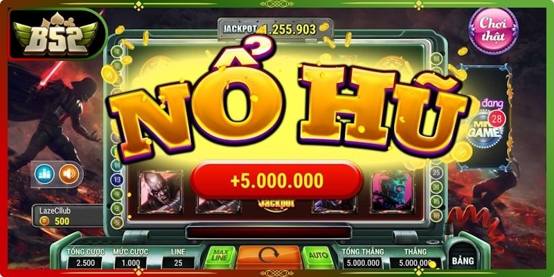 Hiệu ứng Nổ hũ B52Club sống động